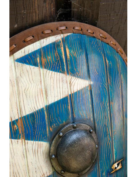 White-Blue Norman Shield in latex,... White-Blue Norman Shield in latex,...