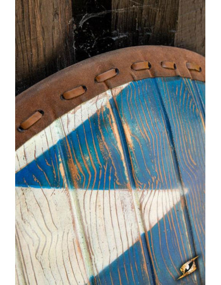 White-Blue Norman Shield in latex,... White-Blue Norman Shield in latex,...