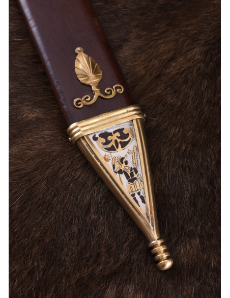 Roman sword Gladius Pompeii with...