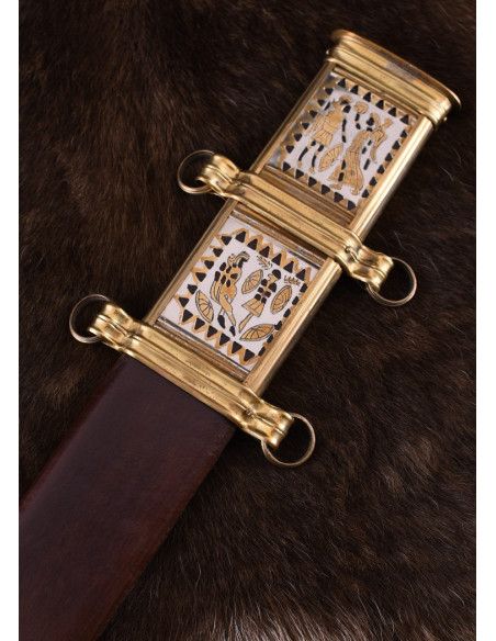 Roman sword Gladius Pompeii with...