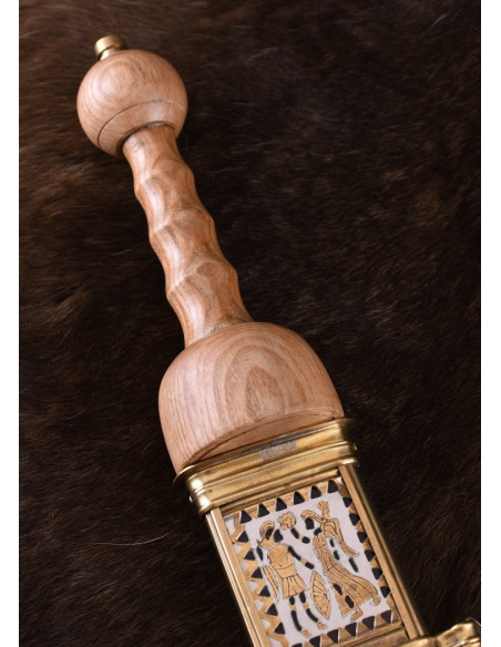 Roman sword Gladius Pompeii with...