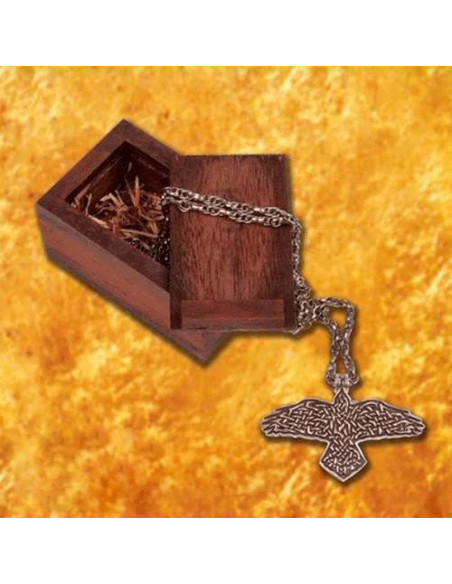 Odin's raven pendant