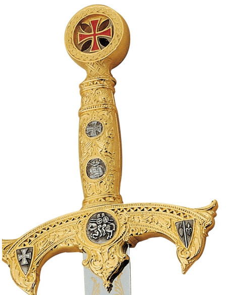 Sword of the Templars in Gold
