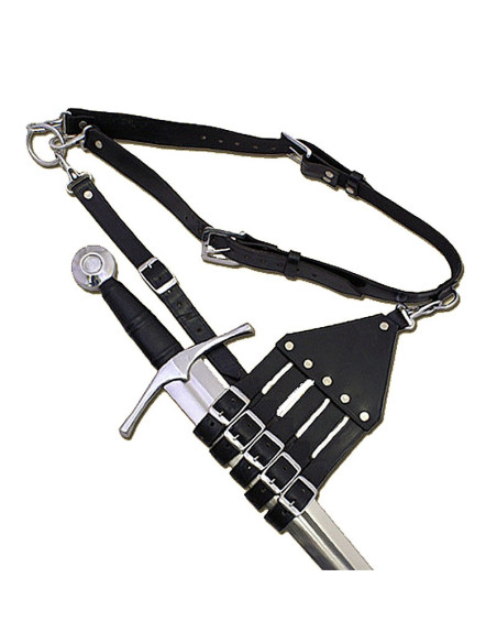 Belt with baldric for swords, rapiers...