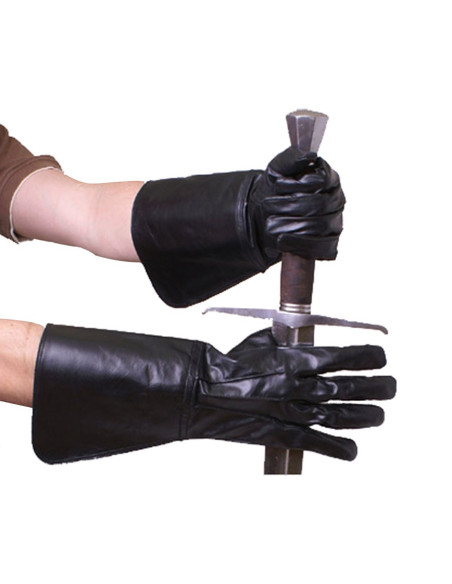 Renaissance cowhide leather gloves