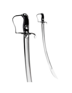 Functional cavalry light saber, year 1796. With leather...