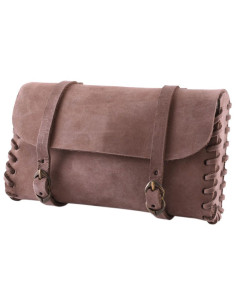 Medieval bag with two buckles
