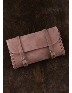 Medieval bag with two buckles 2