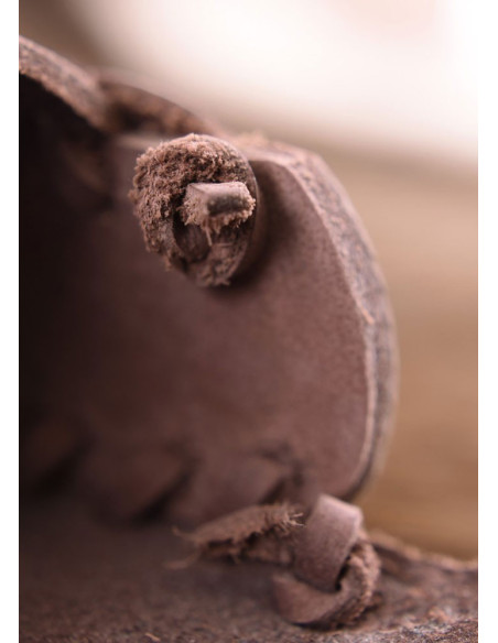 Medieval bag with two buckles