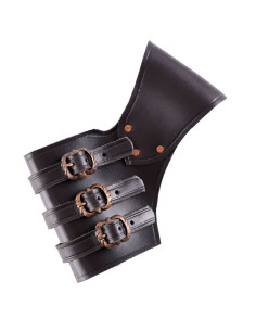 Tahalí for swords adjustable brown leather