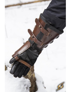 Leather gauntlet, right arm (1 pc.) 2