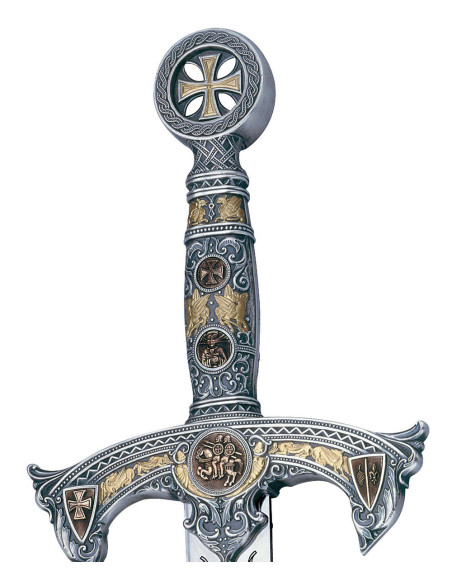 Sword of the Templars in Silver