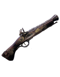 Flintlock Blunderbuss Pistol, SteamPunk III