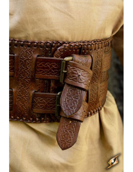 Bárbaros double closure belt