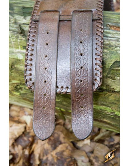 Bárbaros double closure belt