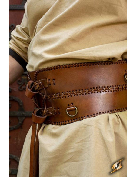 Wide medieval belt, double closure Wide medieval belt, double closure