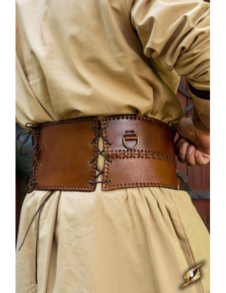 Wide medieval belt, double closure Wide medieval belt, double closure