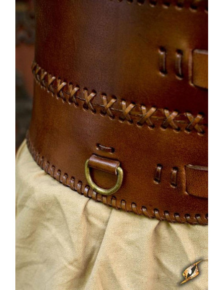 Wide medieval belt, double closure Wide medieval belt, double closure