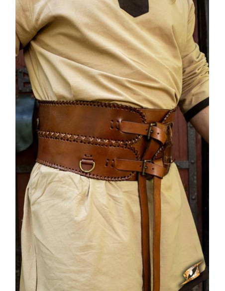 Wide medieval belt, double closure Wide medieval belt, double closure