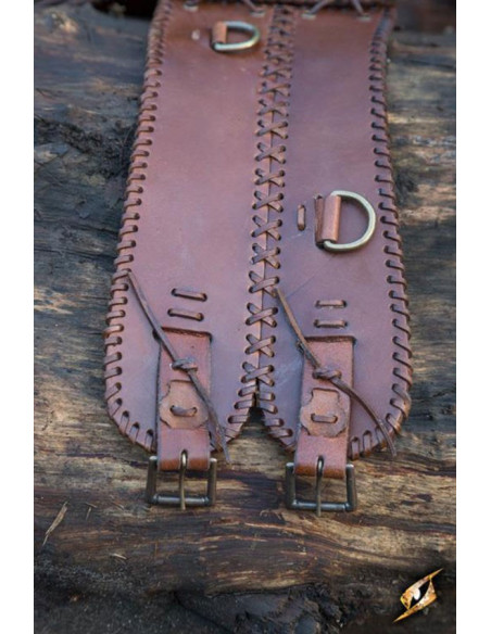 Wide medieval belt, double closure Wide medieval belt, double closure