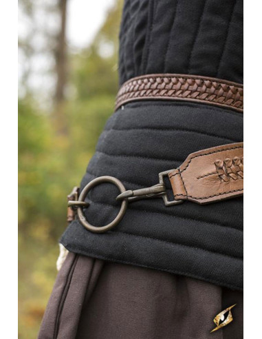 Braided medieval belt with baldric ⚔️ Medieval Shop