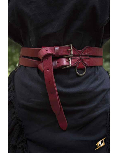 Double medieval belt, 120 cm.