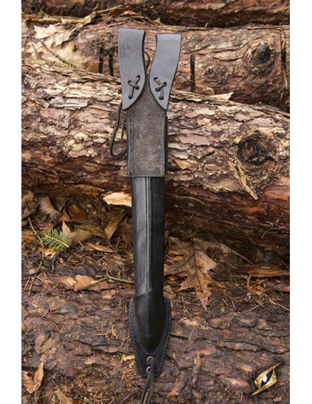 Scabbard with baldric straight blade...