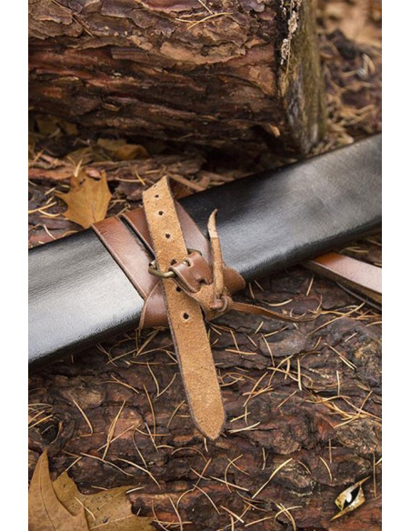 Long leather scabbard, right hand