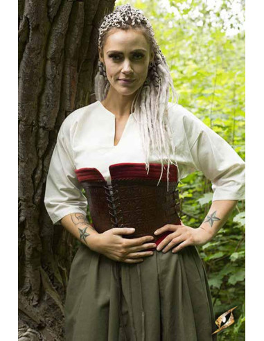 Medieval leather corset, Margot