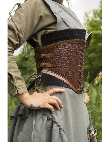 Medieval leather corset, Margot