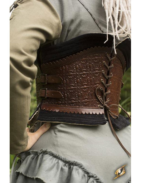 Medieval leather corset, Margot