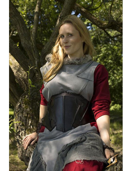 Medieval leather corset, Night Elf