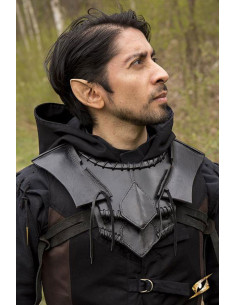 Black Leather Elf Gorget