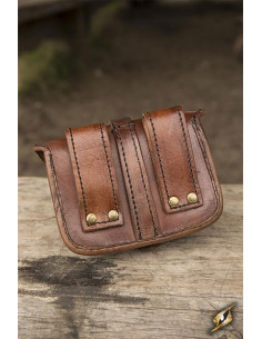 Medieval warrior small leather bag 2