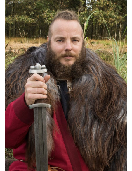 Viking tunic Klappenrock Bjorn in red