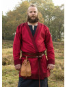 Viking tunic Klappenrock Bjorn in red