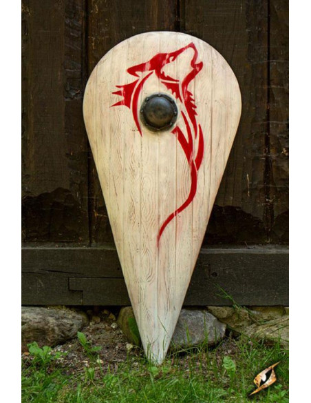 Red Wolf Norman Shield