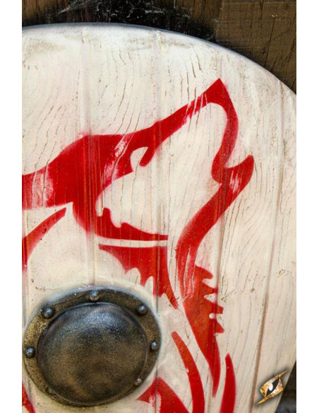 Red Wolf Norman Shield