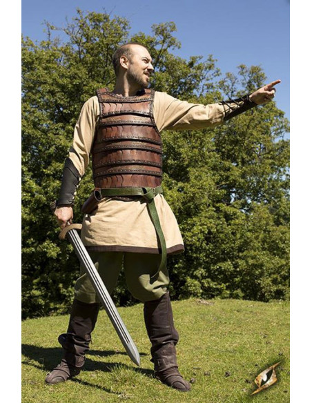 Celtic Lamellar armor in leather
