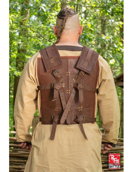 Medieval warrior armor, leather