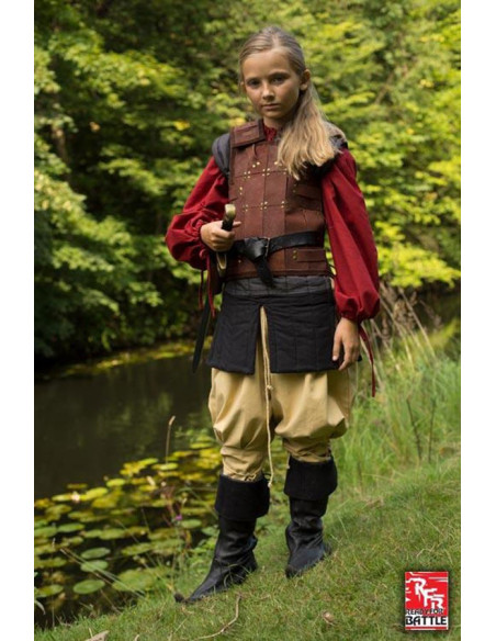 Medieval warrior armor, leather