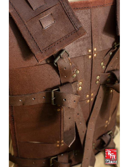 Medieval warrior armor, leather