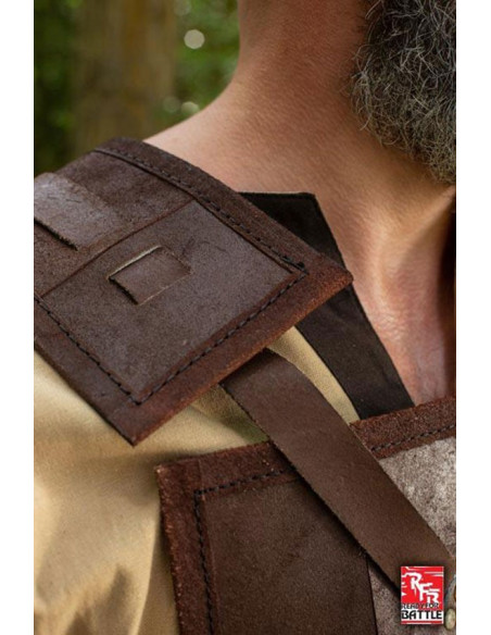 Medieval warrior armor, leather