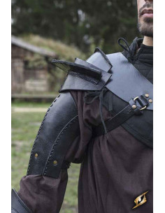 Leather shoulder protector