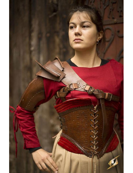 Leather shoulder protector