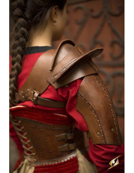 Leather shoulder protector