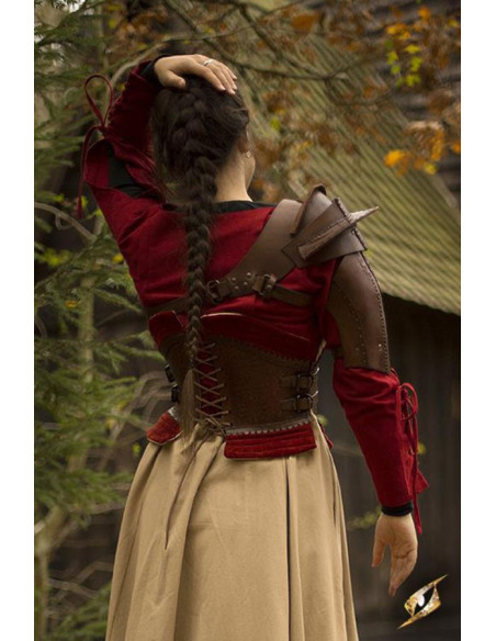 Leather shoulder protector