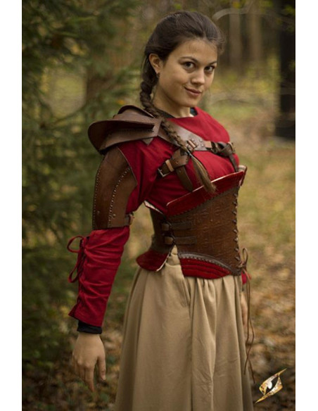 Leather shoulder protector