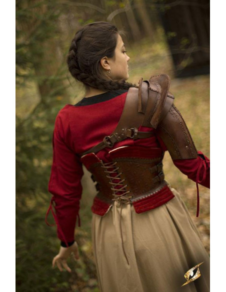 Leather shoulder protector