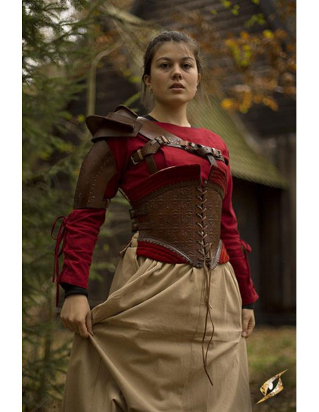 Leather shoulder protector